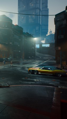 Cyberpunk 2077, screenshot, 4K (vertical)