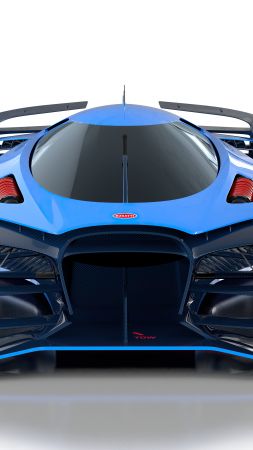 Bugatti Vision Le Mans, supercar, hypercar, 8K (vertical)