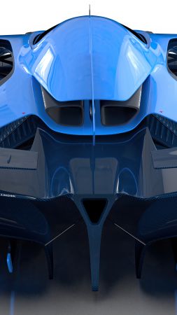 Bugatti Vision Le Mans, supercar, hypercar, 8K (vertical)