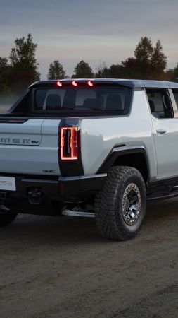 GMC Hummer EV, SUV, electric cars, 5K (vertical)