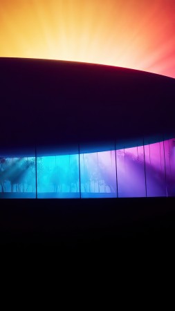 Steve Jobs Theater, abstract, Apple November 2020 Event, 4K (vertical)