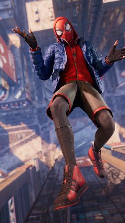 Spider-Man: Miles Morales, screenshot, 4K (vertical)