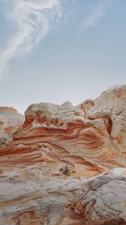 iOS 14.2, Desert, Valley, Day, 4K (vertical)