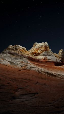 iOS 14.2, Desert Peak Night, 4K (vertical)