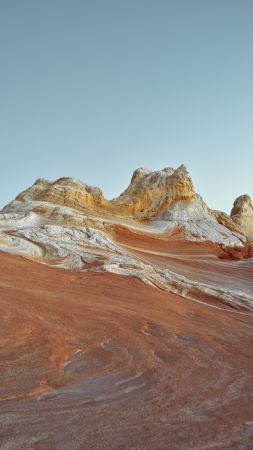 iOS 14.2, Desert Peak Day, 4K (vertical)