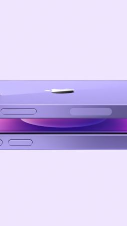 iPhone 12, purple, iPhone 12 Mini, Apple April 2021 Event, 4K (vertical)