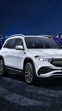 Mercedes-Benz EQB 350 AMG, Auto Shanghai 2021, 2021 cars, electric cars, SUV, 8K (vertical)