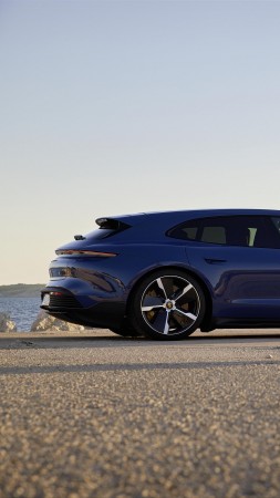 Porsche Taycan Sport Turismo, 2022 cars, 4K (vertical)