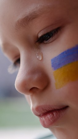 Ukraine, Ukrainian Flag, standwithukraine (vertical)
