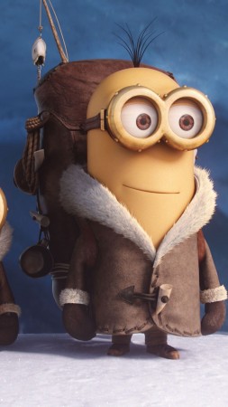 Minions, cartoon, yellow, funny, Best Animation Movies of 2015 (vertical)