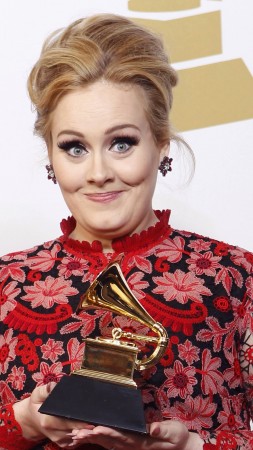 Adele, Most Popular Celebs in 2015, Grammys 2015 Best Celebrity, singer, songwriter (vertical)