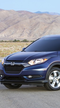 Honda HR-V, Vezel, 2015 cars, crossover, SUV, hybrid, ecosafe, review, test drive, side (vertical)