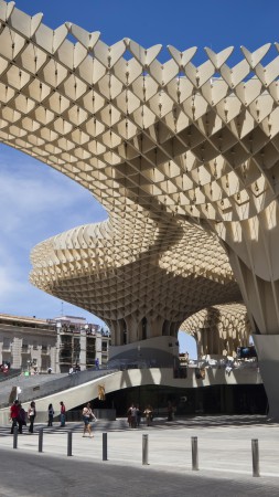 Metropol Parasol, Sevilla, tourism, travel (vertical)