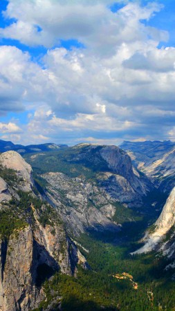 Yosemite, 5k, 4k wallpaper, 8k, forest, OSX, apple, mountains (vertical)