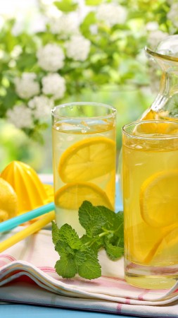 lemonade, drinks, cocktails, juice, summer, sun, , fruit, lemon, ice, honey (vertical)