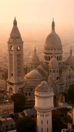 Sacre-Cœur, Paris, France, Travel, Tourism (vertical)