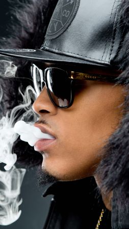 August Alsina, Top music artist and bands, rapper, singer, smoke (vertical)