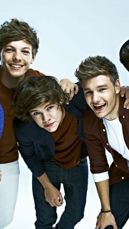 One Direction, Top music artist and bands, Liam Payne, Niall Horan, Louis Tomlinson, Harry Styles, Zayn Malik (vertical)
