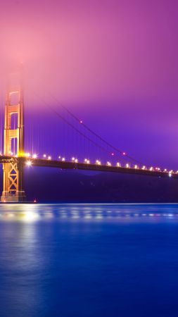 Golden Gate Bridge, San Francisco, Tourism, Travel (vertical)