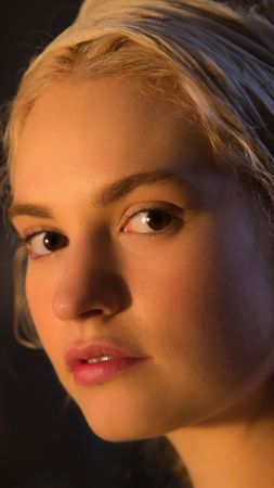 Cinderella, Best Movies of 2015, film, romantic, blonde, fog, Lily James (vertical)