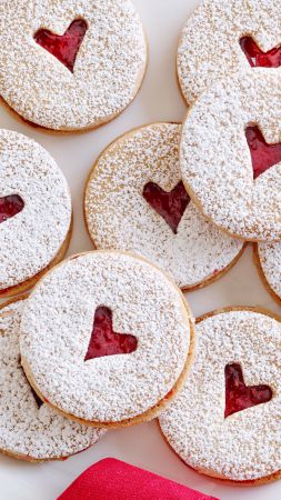 Cookies, heart (vertical)