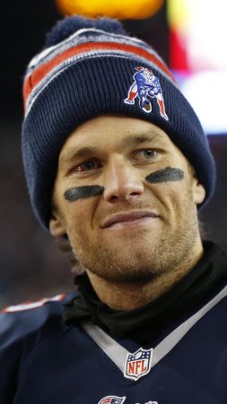 Hockey, Top NFL Players, Tom Brady, New England Patriots (vertical)