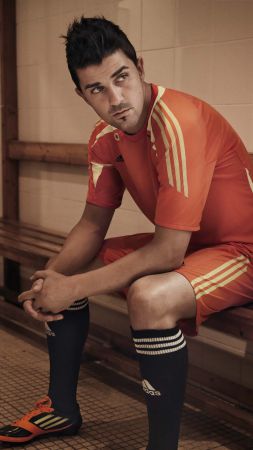 Football, David Villa, The best football players, New York City (vertical)