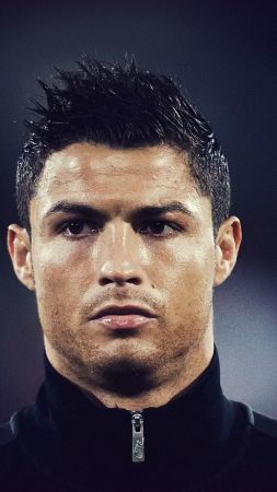 Football, Cristiano Ronaldo, soccer, FIFA, The best players 2015, Real Madrid, footballer (vertical)