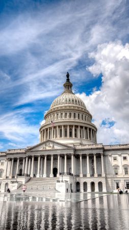 Capitol, Washington, USA, Tourism, Travel (vertical)