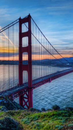 London bridge, London, UK, sunset, travel, tourism (vertical)