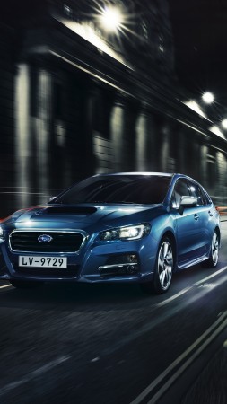 Subaru levorg, universal, blue, tonnel. (vertical)