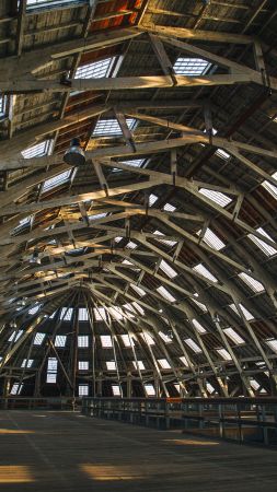 Chatham Dockyard, Kent, wooden, building (vertical)