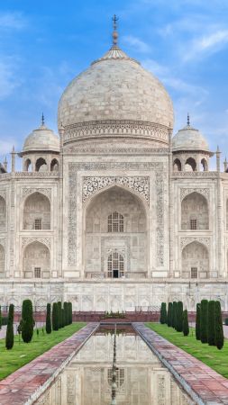 Taj Mahal, India, temple, castle, travel, tourism (vertical)