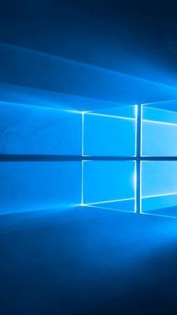 Windows 10, 4k, 5k wallpaper, Microsoft, blue (vertical)