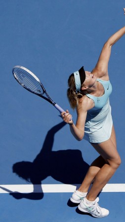 Tennis, sportswoman, Maria Sharapova, 4K (vertical)