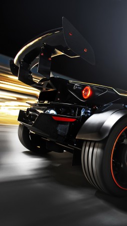 Wimmer RS, KTM X-Bow, GT Dubai, sport car, black (vertical)
