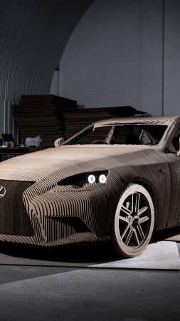 Lexus Origami, replica model IS (vertical)