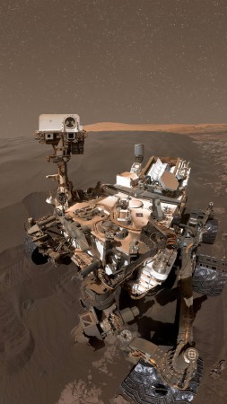 Curiosity Rover, selfie, mars, duna (vertical)