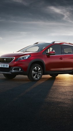 Peugeot 2008 DK, Geneva Auto Show 2016, crossover, red (vertical)