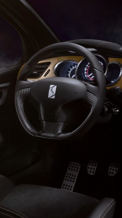 DS 3 Performance "BRM Chronographes", Geneva Auto Show 2016, interior (vertical)