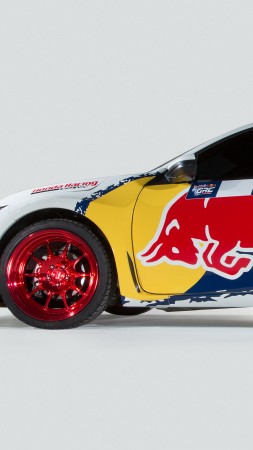 Honda Civic Coupe Rallycross, NYIAS 2016, rally, sport car, red bull (vertical)