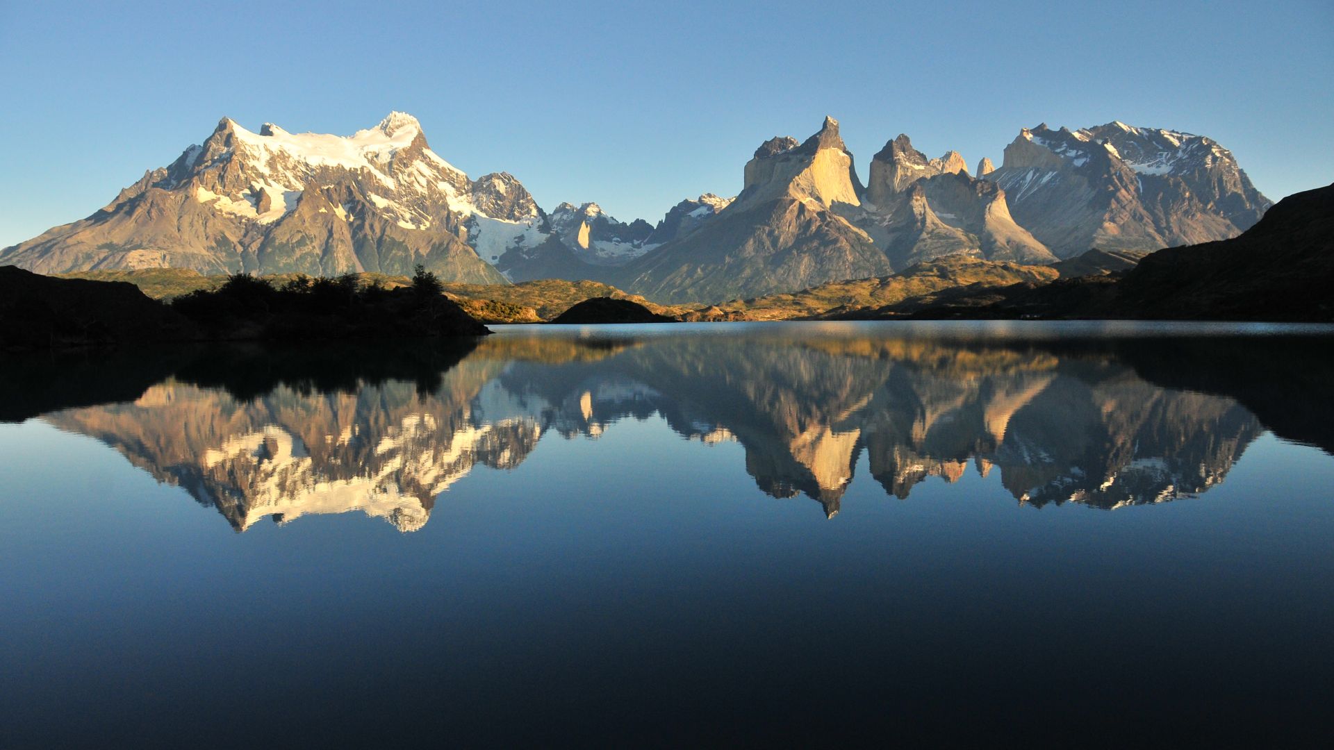 Lake Gray, Torres del Paine, Chile, mountains, 4k (horizontal)