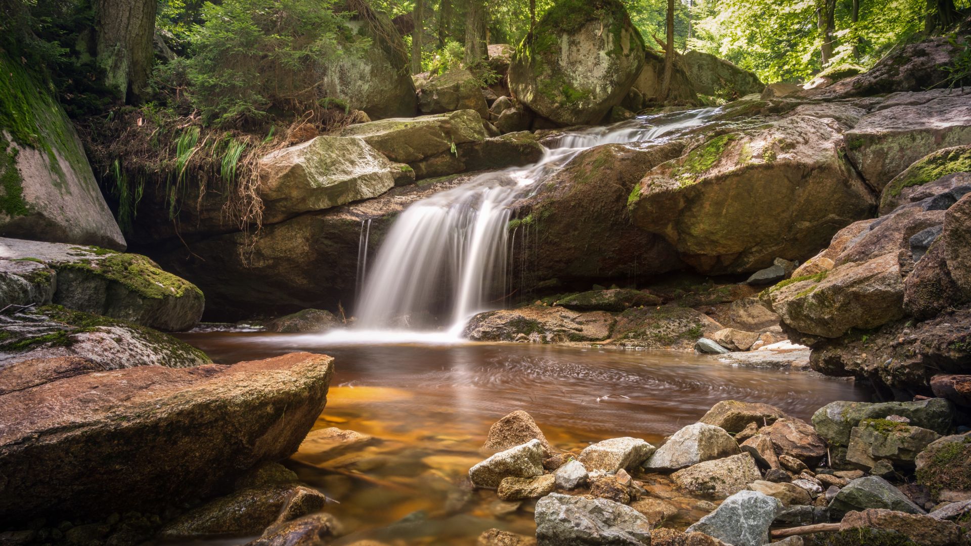 Waterfall, Europe, 6K (horizontal)