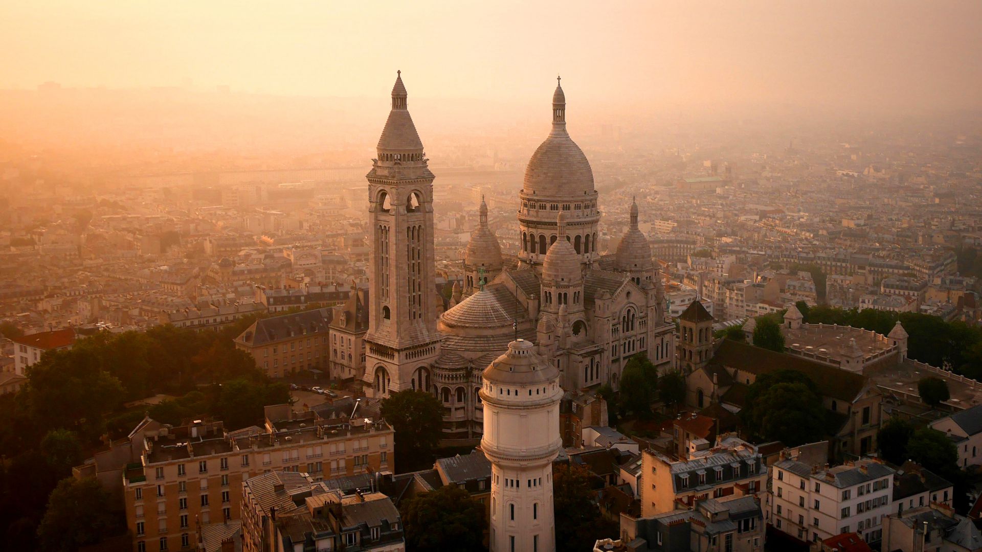 Sacre-Cœur, Paris, France, Travel, Tourism (horizontal)