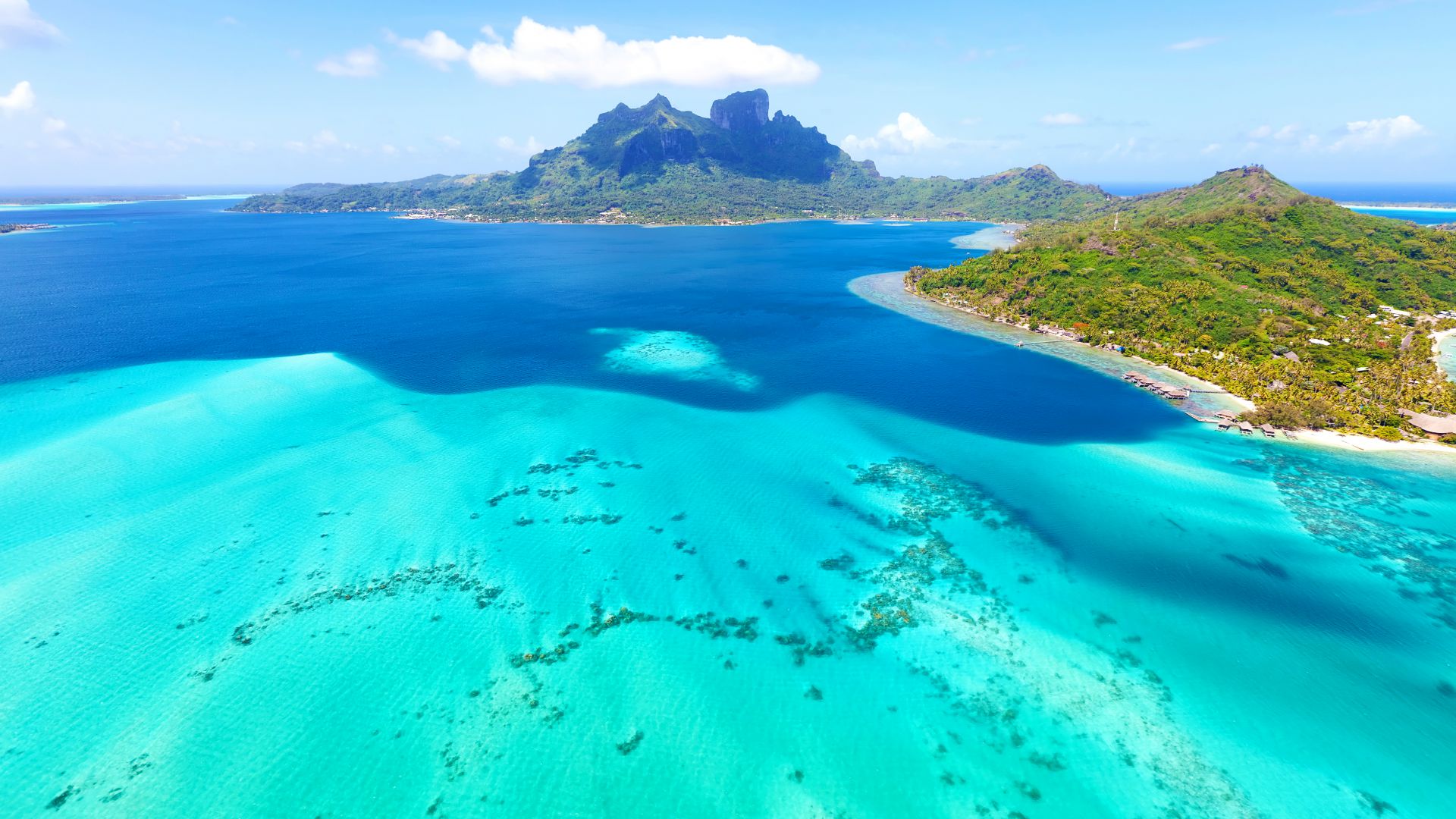 Bora-Bora, 4k, HD wallpaper, France, Best Beaches in the World, ocean, sea, island (horizontal)