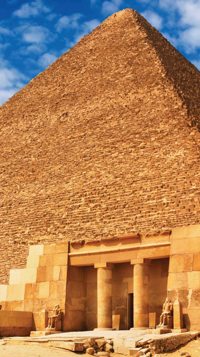 Egypt, pyramid, 8k (vertical)