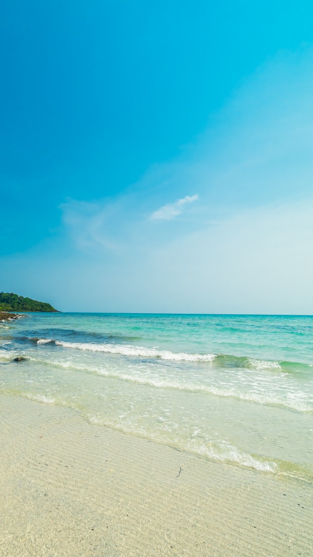 Ko Phangan, Thailand, beach, ocean, 6K (vertical)