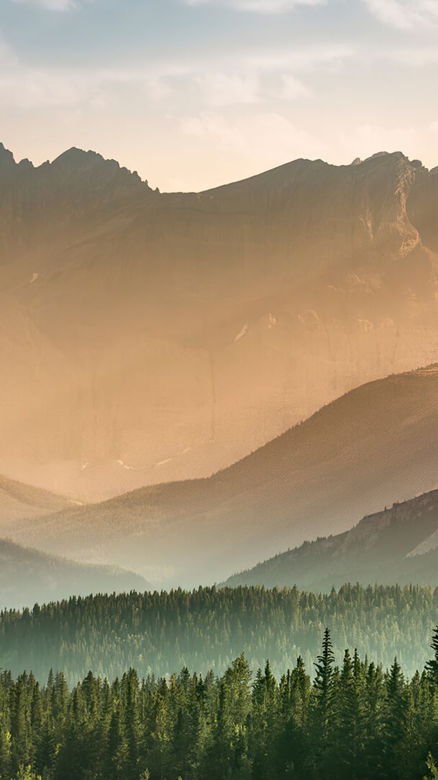 Banff National Park, Alberta, Canada, 4K (vertical)