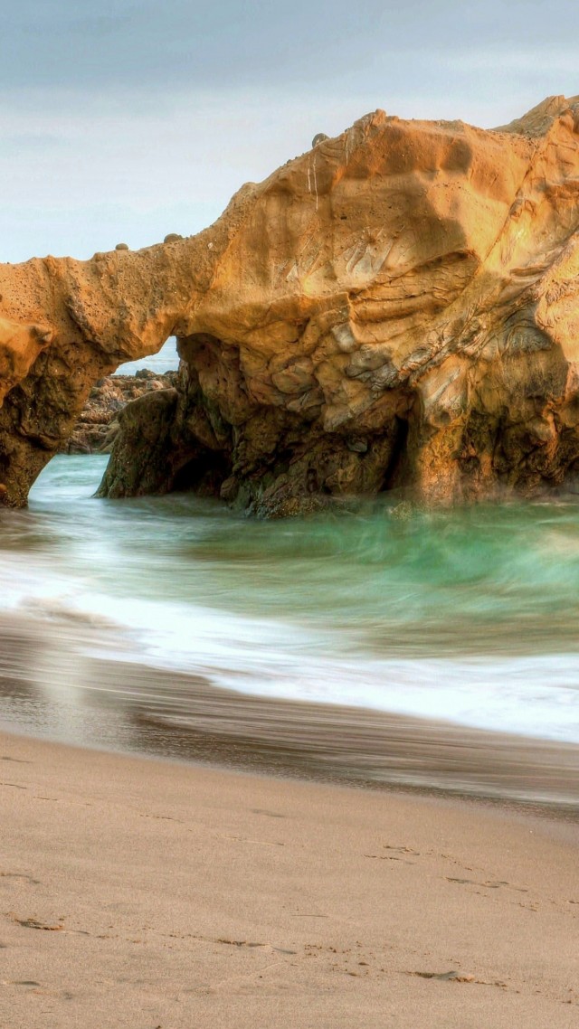 Pearl Street, 5k, 4k wallpaper, 8k, Beach, California, USA, Best Beaches in the World, travel, tourism, Laguna Beach, cliff (vertical)